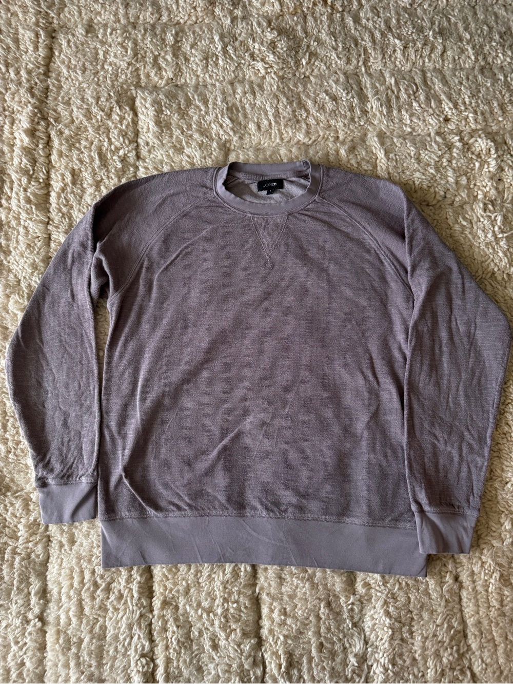 Joe's Jeans Men's Crewneck Sweater in Dusty Mauve